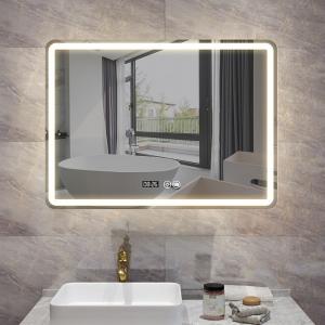Luxury Bathroom Square  Intelligent Touch Screen Mirror 